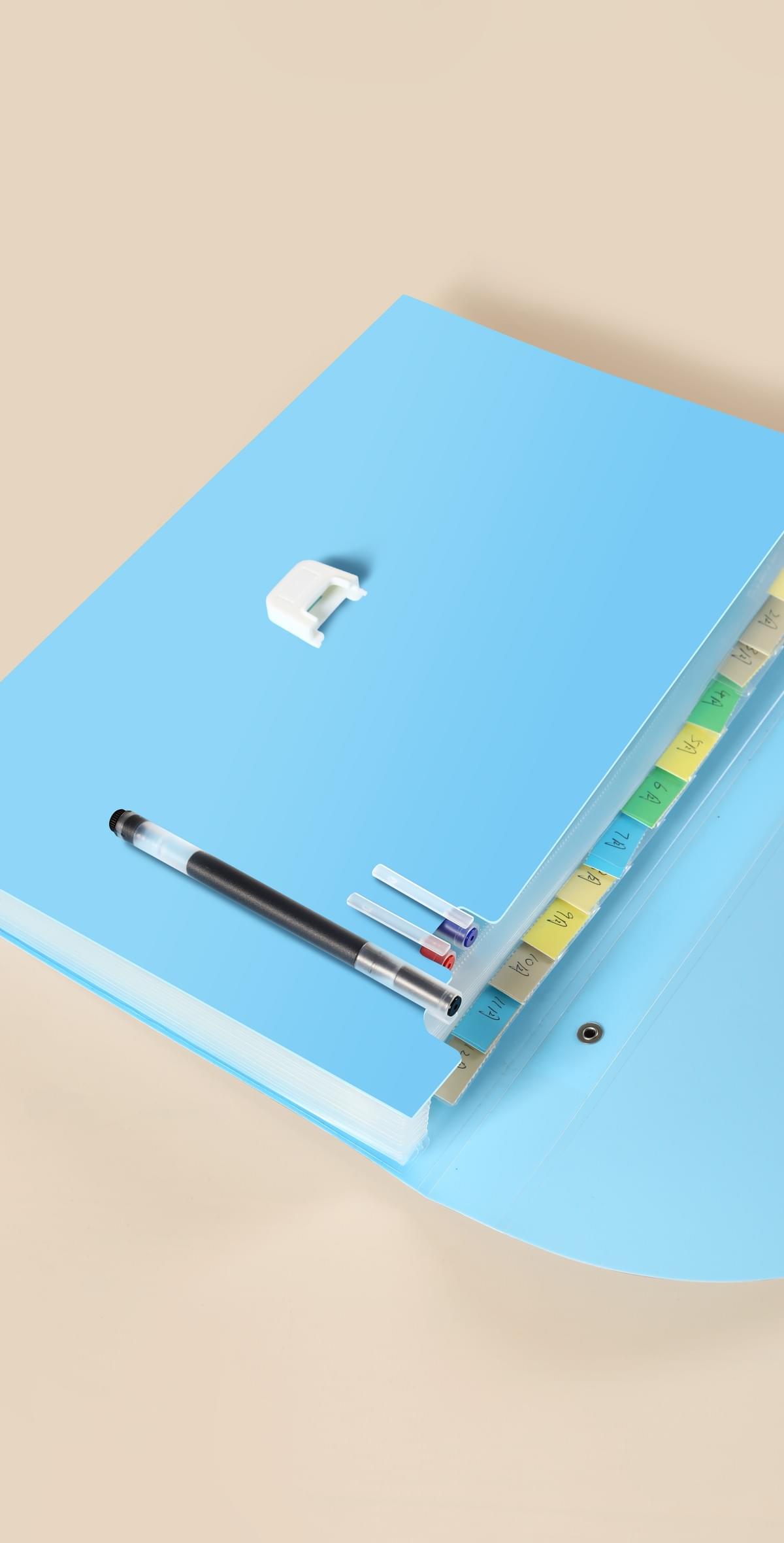 A4 Size 13-Pocket Accordion Folder/F-105