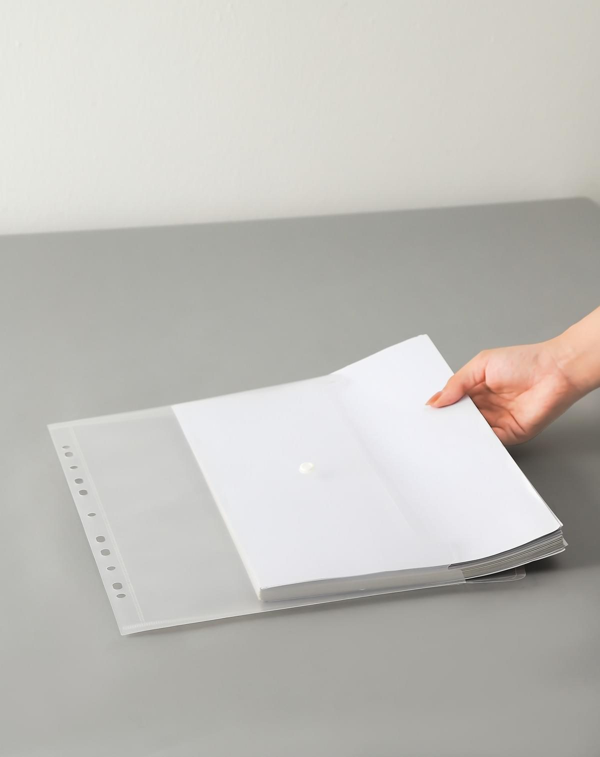 11-hole Velcro or Snap button document bag/HJ-2511