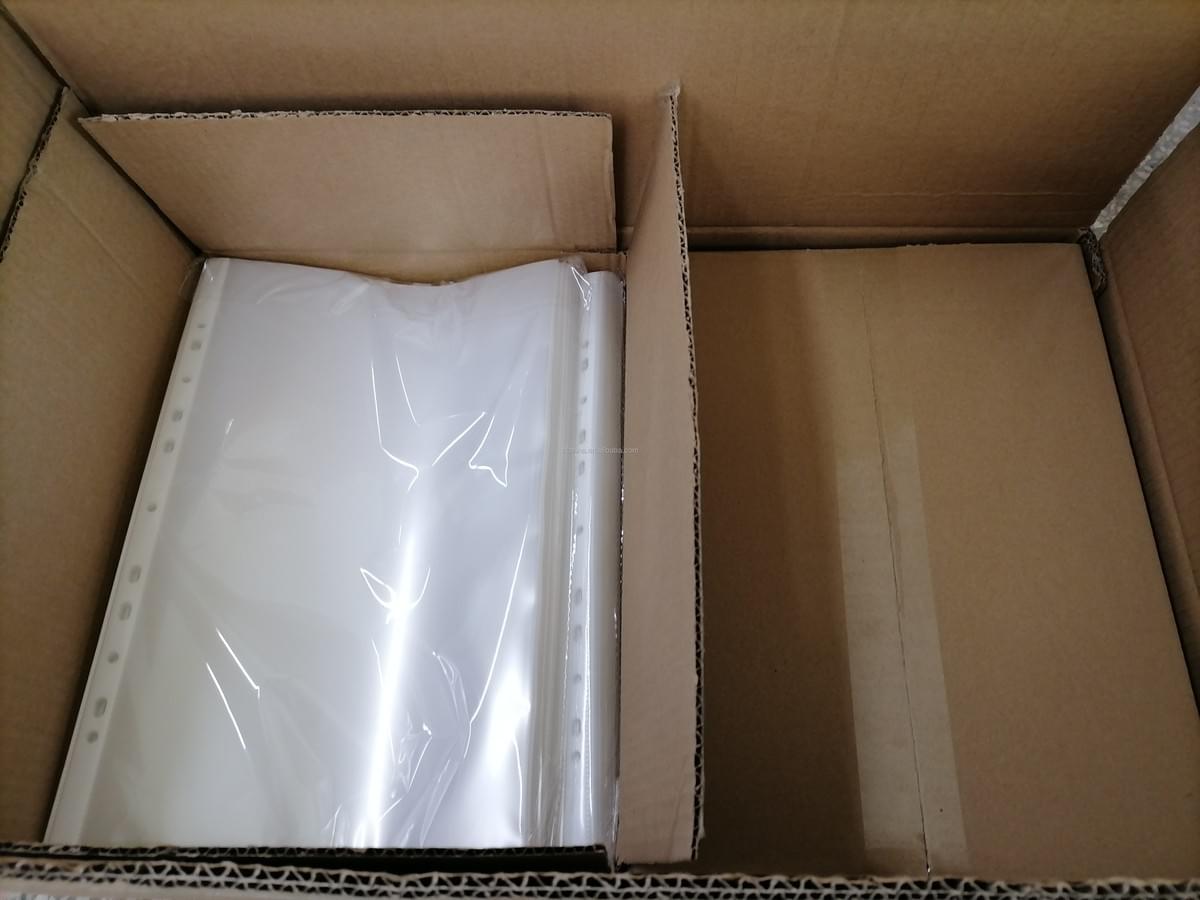 Wholesale A3/A4 OPP Plastics Waterproof Punch Pocket Clear Sheet Protector 11 Hole Transparent Sheet