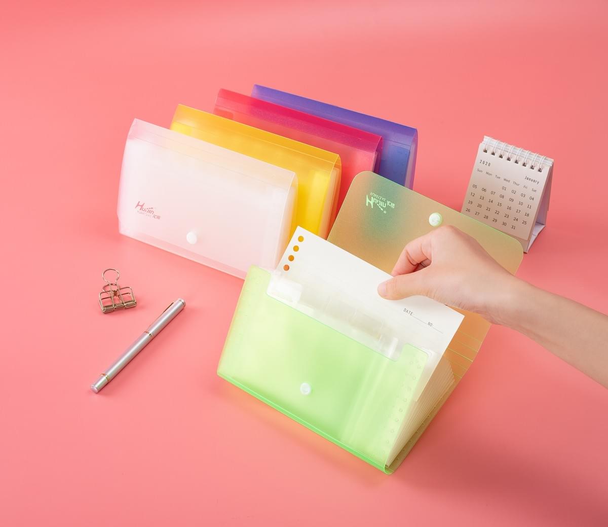 A6 Size 13-Pocket Accordion Folder/HJ-4212B