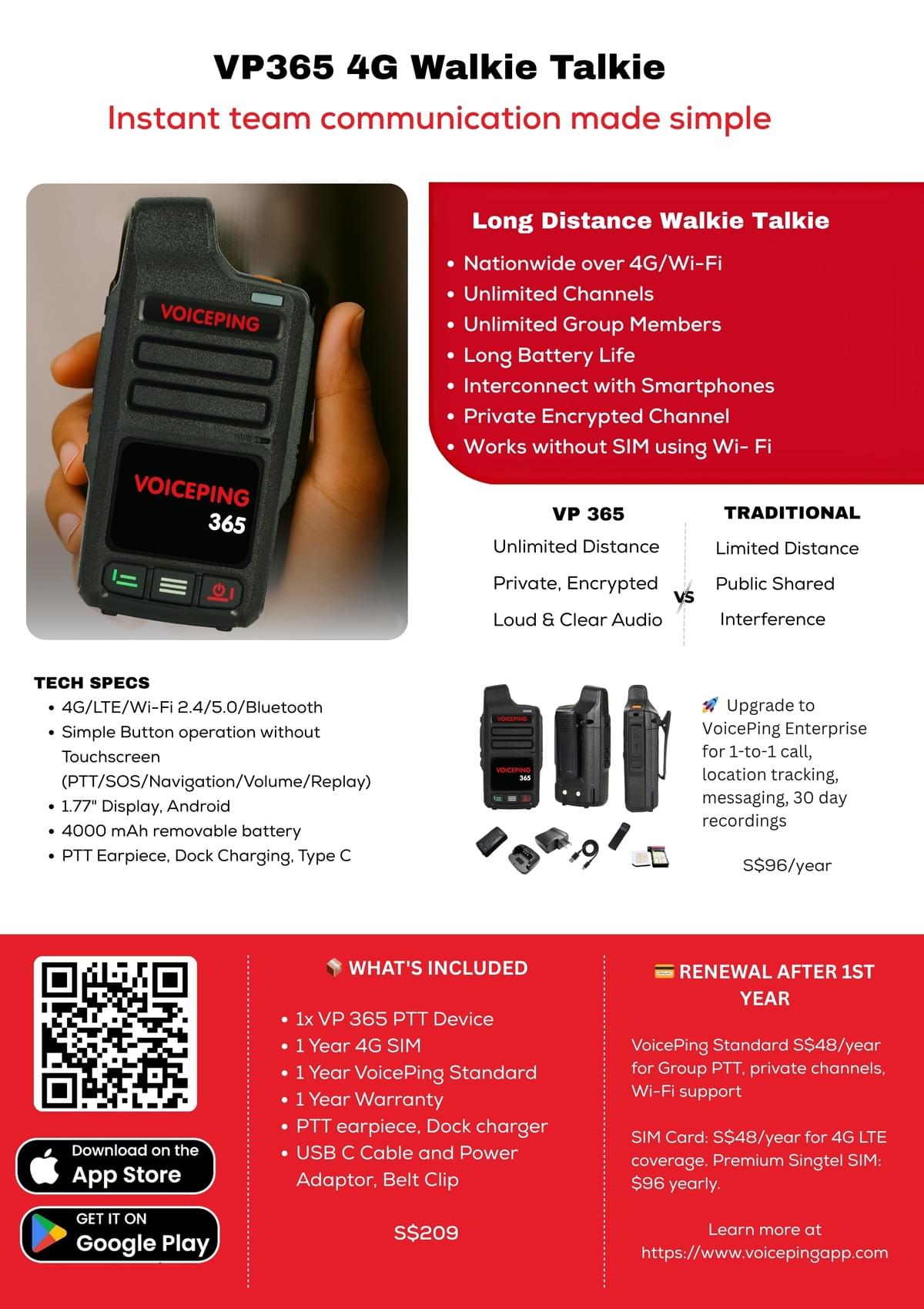 VP365 – Nationwide Group Walkie Talkie