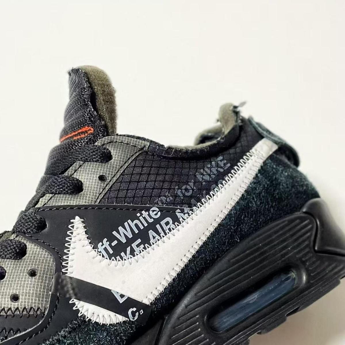 OFF-WHITE x  Nike Air Max 90 Black THE TEN