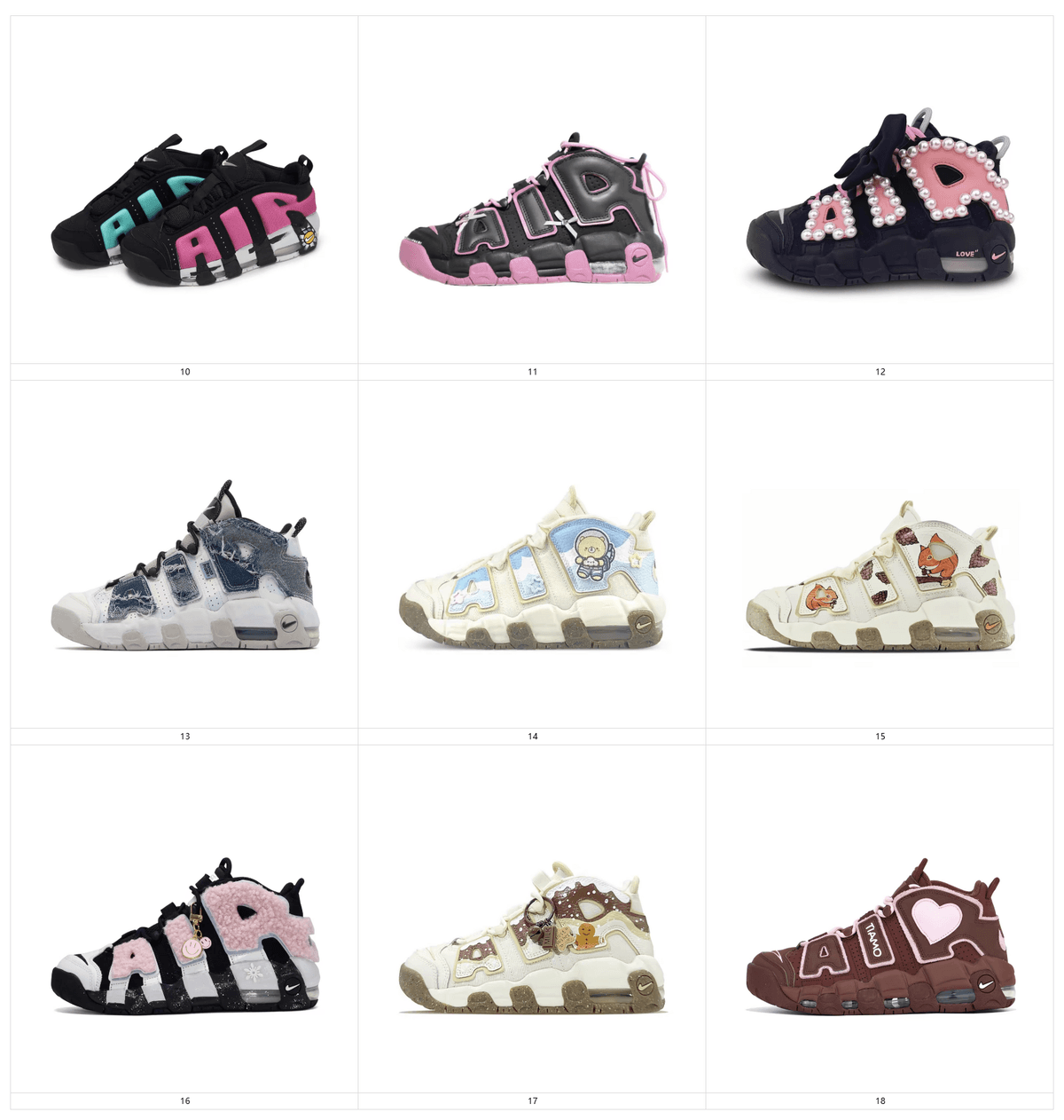 Modified shoes-More Uptempo