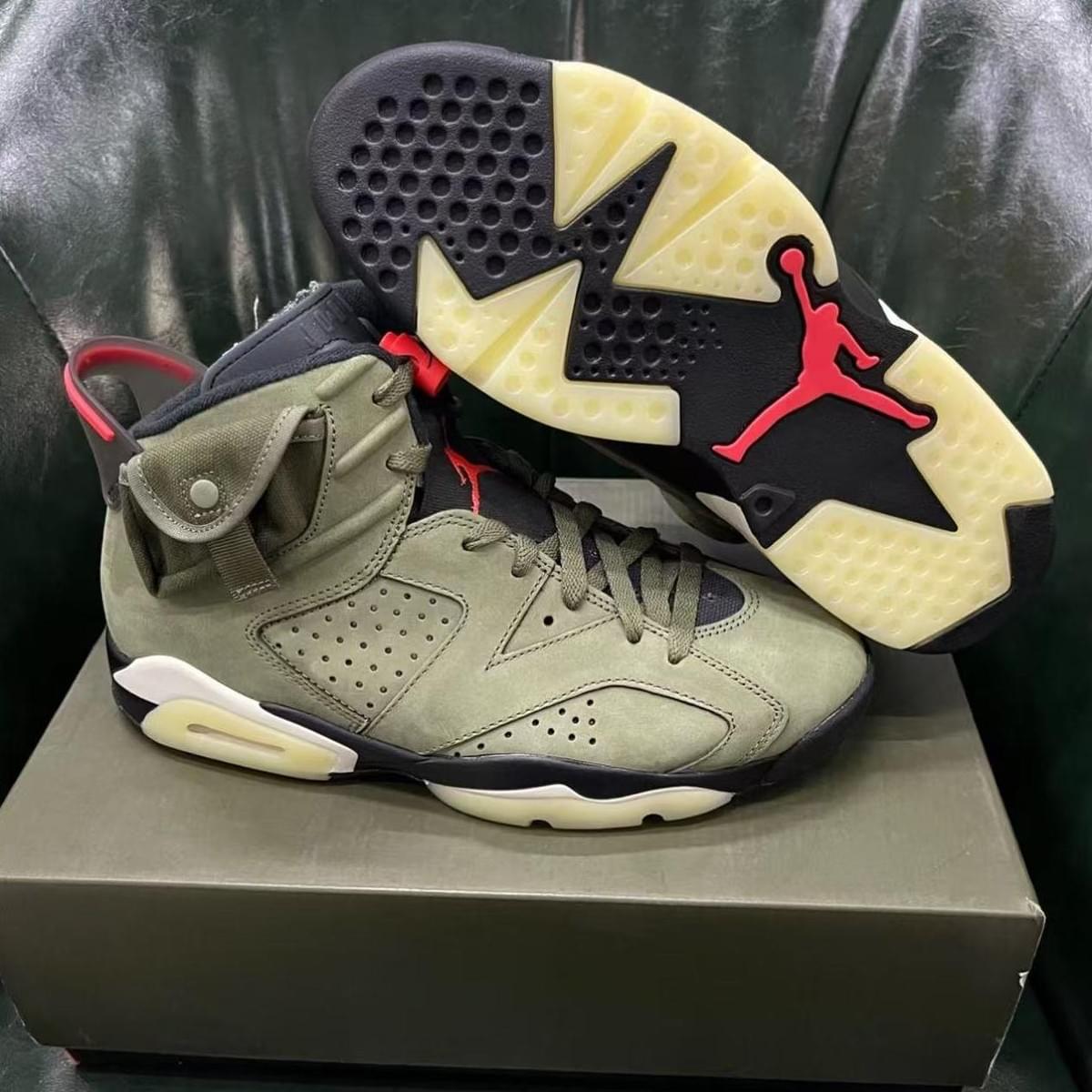 Travis Scott x Jordan Air Jordan 6 medium olive