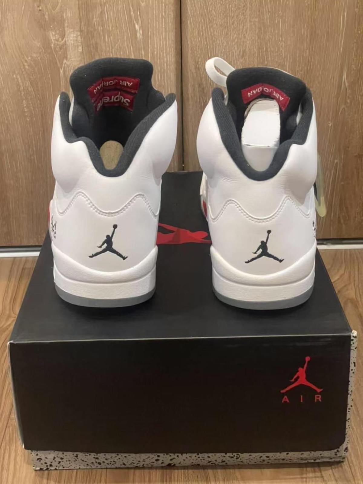 Supreme x Jordan Air Jordan 5 Retro White