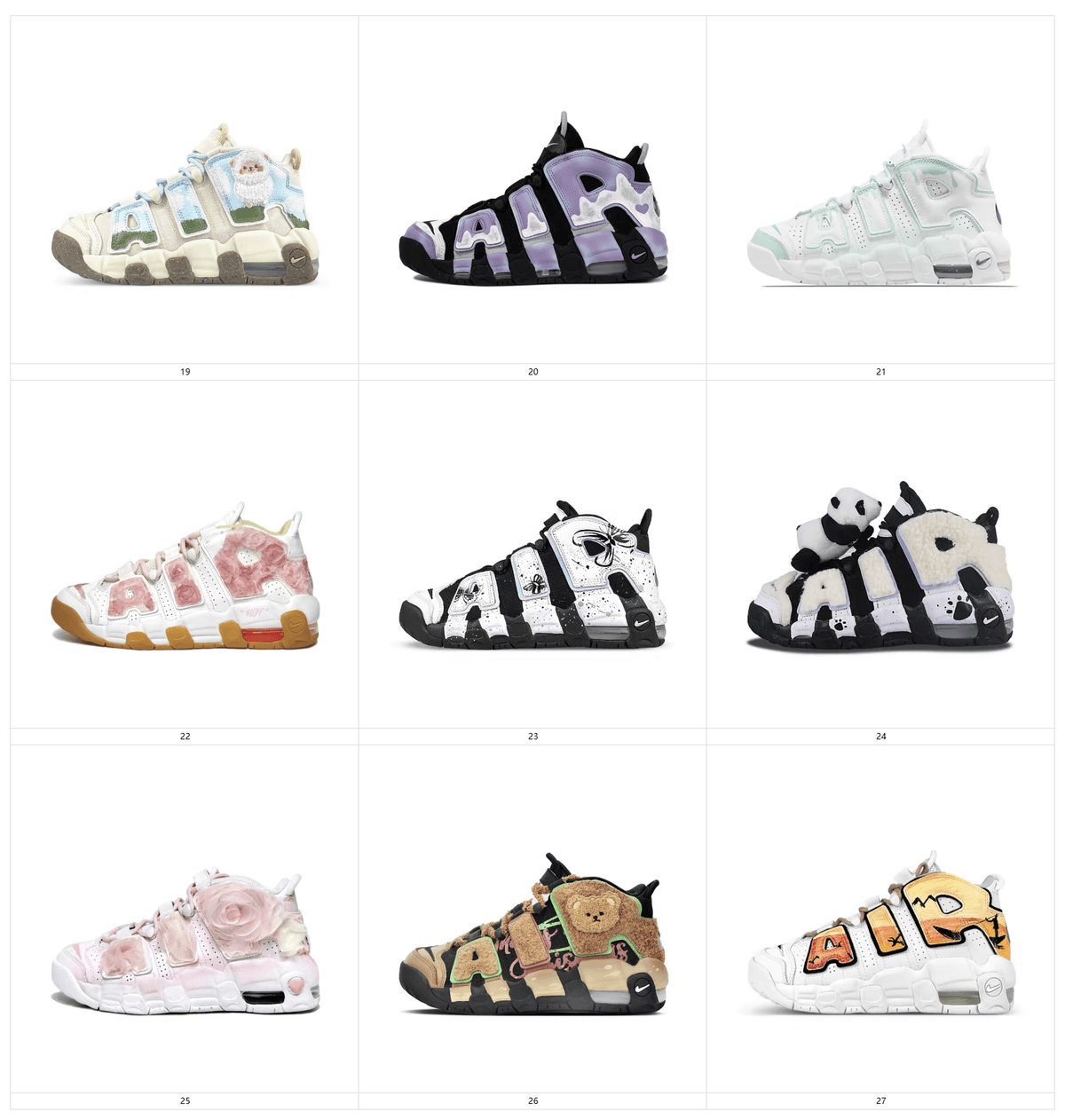 Modified shoes-More Uptempo