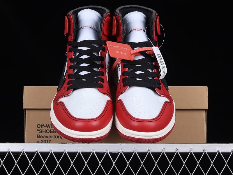 OW X AIR JORDAN 1 RETRO HIGH OG CHICAGO WHITE