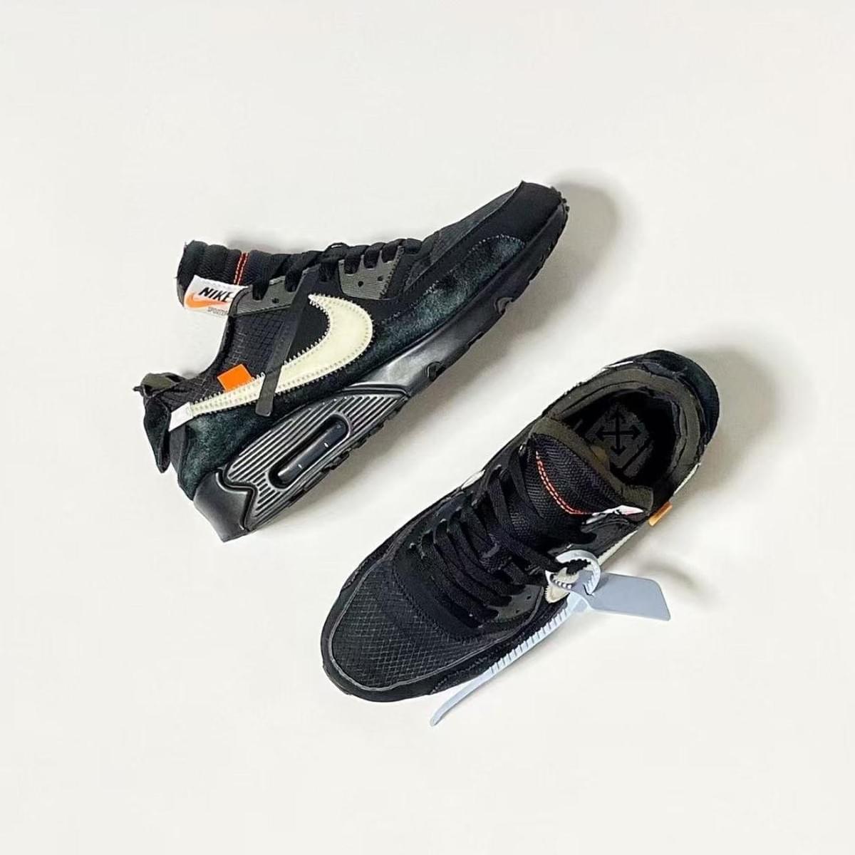 OFF-WHITE x  Nike Air Max 90 Black THE TEN