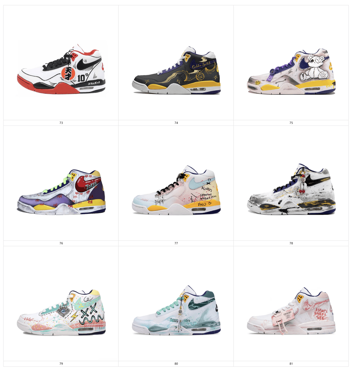 Modified shoes-Flight Legacy