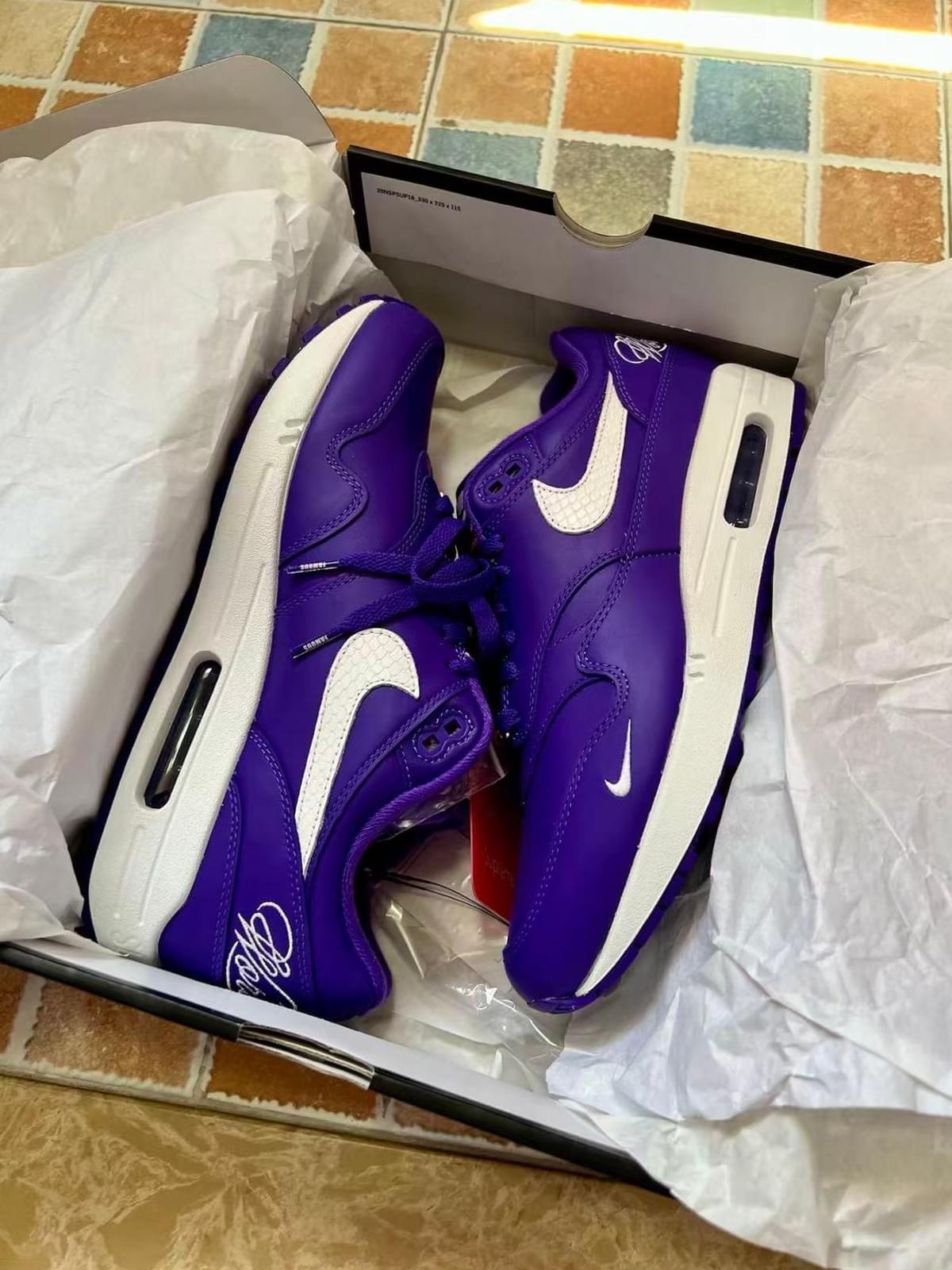 Supreme x  Nike Air Max 1 '87“Varsity Purple