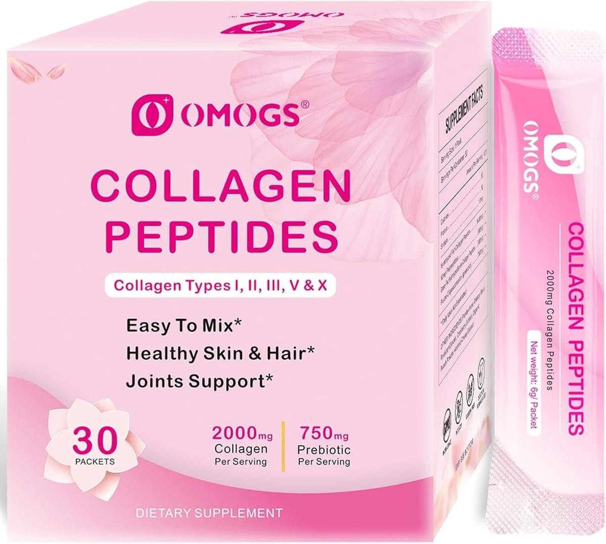 Collagen Peptides Powder, with Prebiotics & Cranberry Extrac