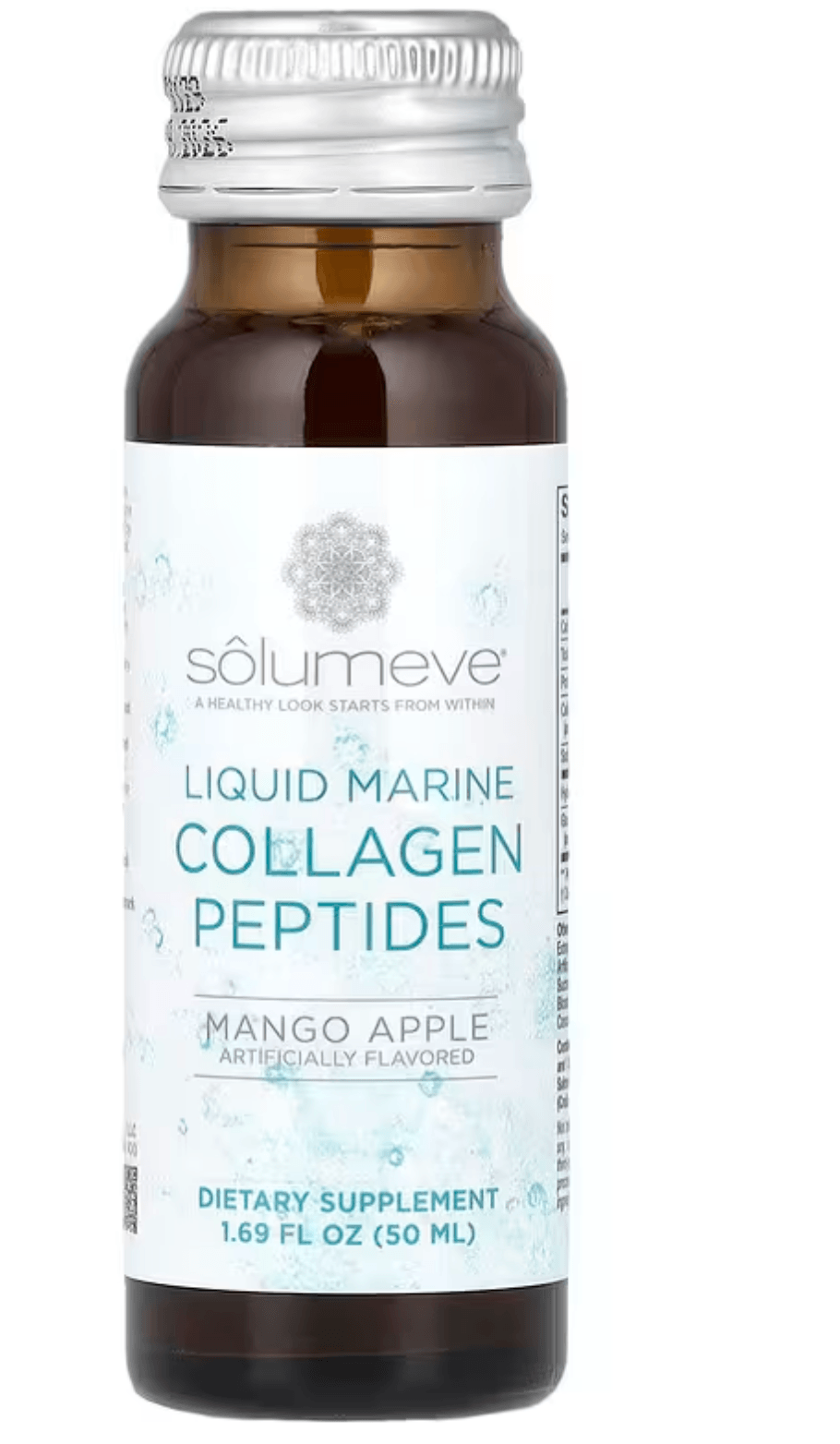 Solumeve, Liquid Marine Collagen Peptides, Mango Apple, 10 Bottles, 1.69 fl oz (50 ml) Each