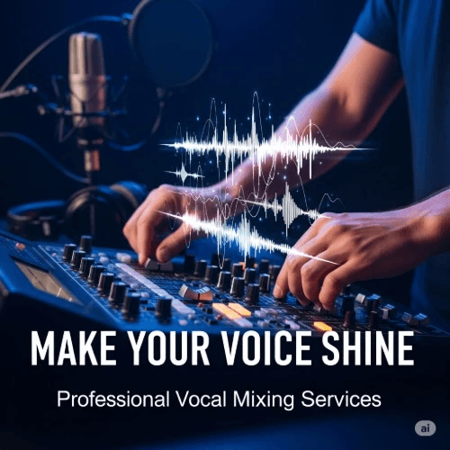Vokaalien miksaus – 1 kappale/biisi   Vocal Mixing – 1 Track