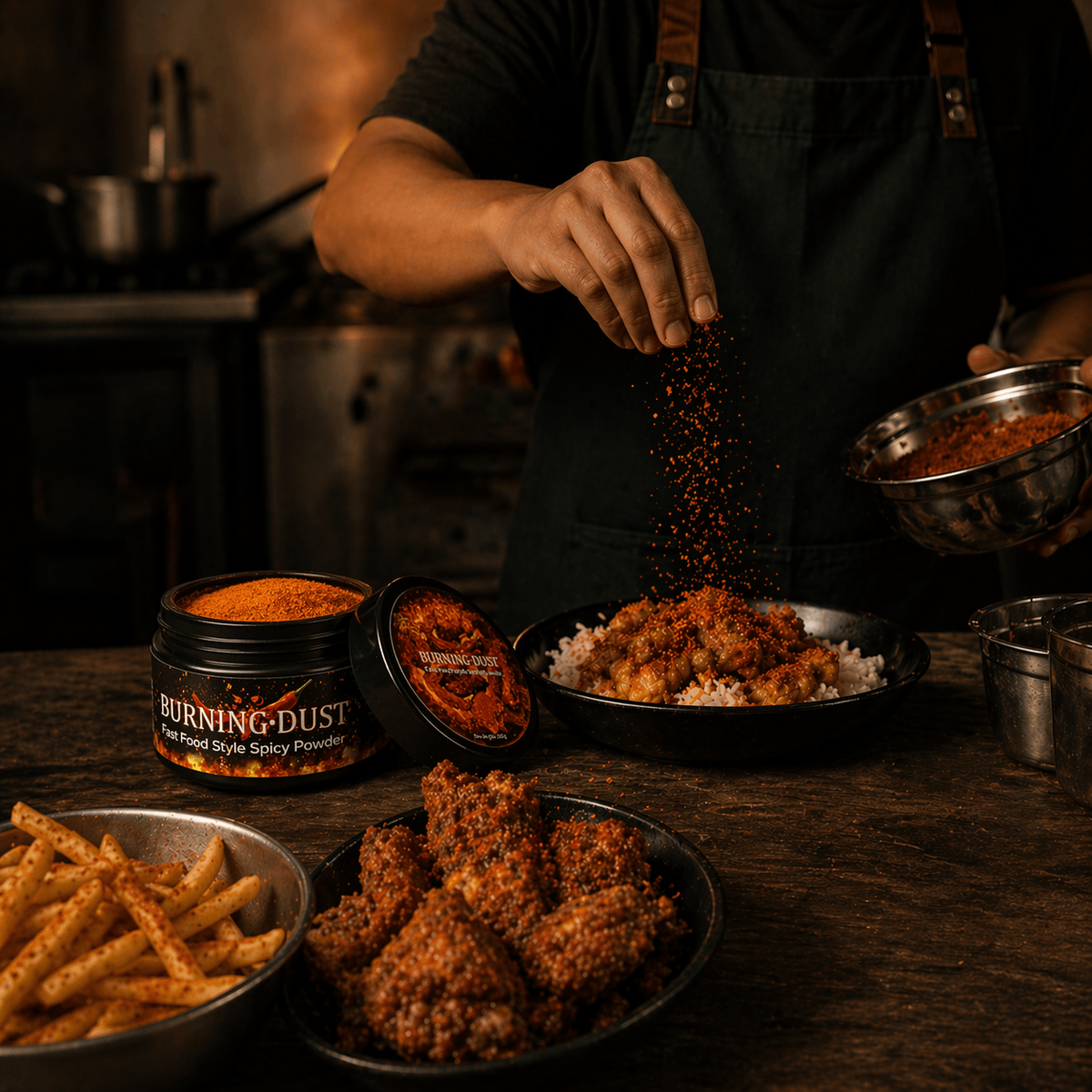 Experience the joy of dipping with our uniquely crafted dipping salts. Infused with playful flavors reminiscent of childhood snacks, these salts are perfect for enhancing your appetizers and snacks. Whether it's veggies, chips, or finger foods, our dipping salts are sure to bring a smile to your face. Dipping Salts What We Offer Ragazzino Foods Corporation is a bold and innovative brand that brings back the flavors of childhood through fast food-style spicy powders, dipping salts, snacks, and other unique creations. Our products are rooted in nostalgia, crafted to spark memories and deliver a fun, flavorful experience in every bite.