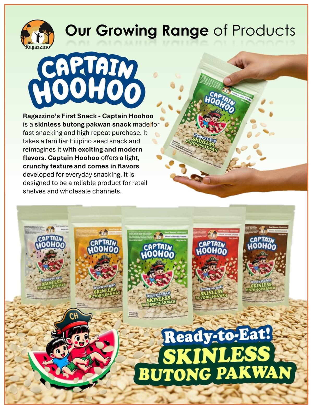 Captain Hoohoo - Skinless Butong Pakwan 30g