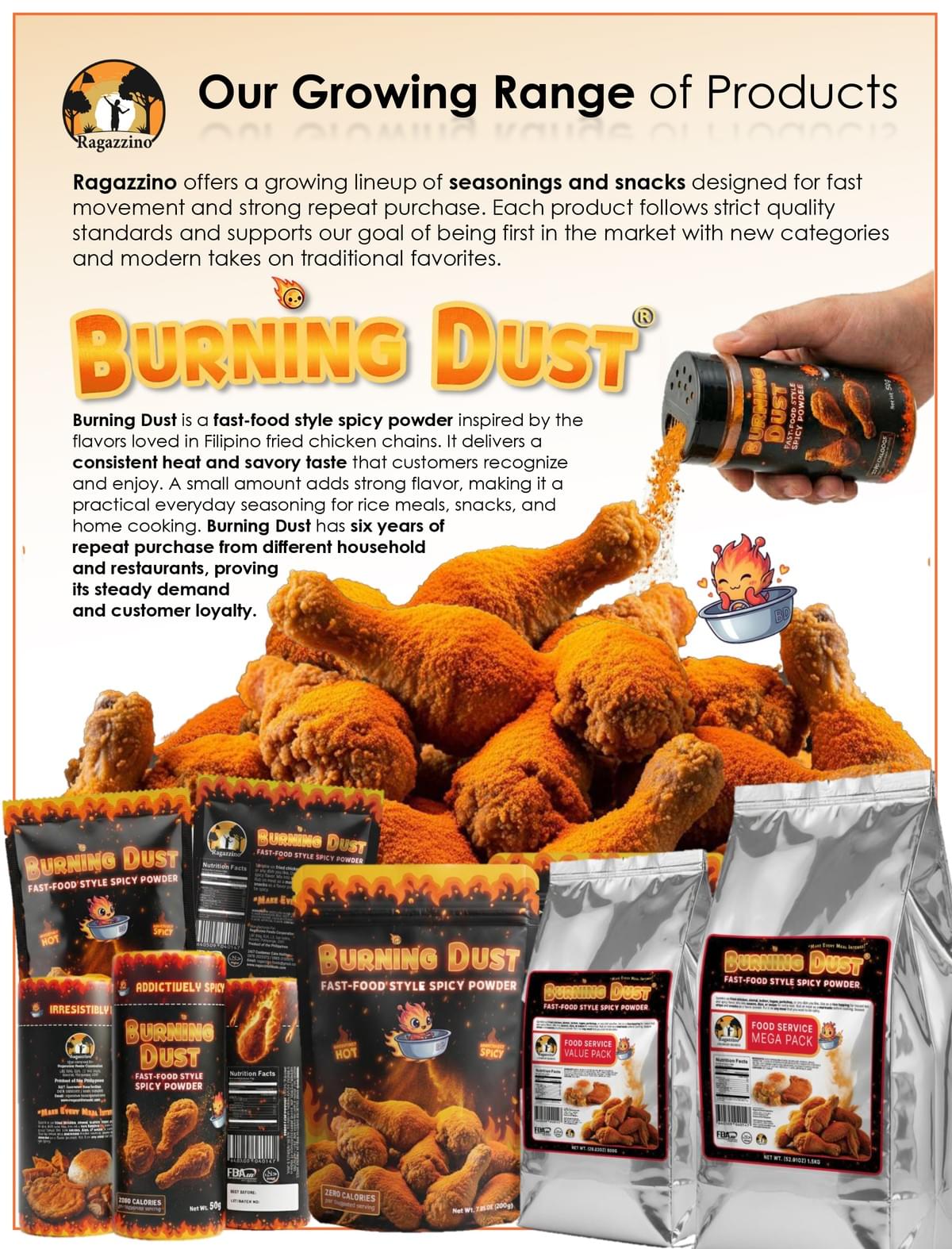 Burning Dust Food Service Pack 