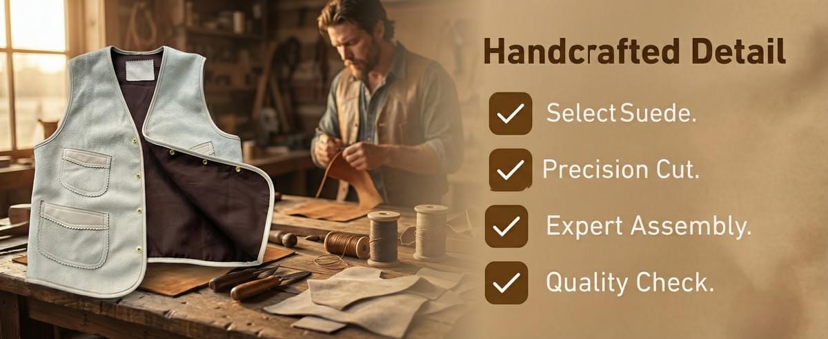 Saddlebrook Suede Riding Vest