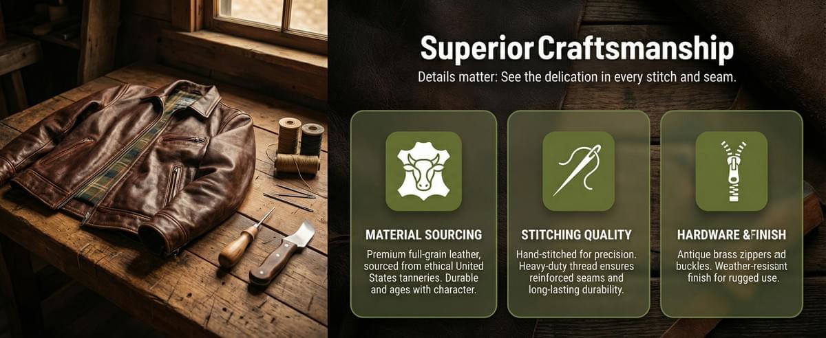 Ironwood Full-Grain Leather Jacket