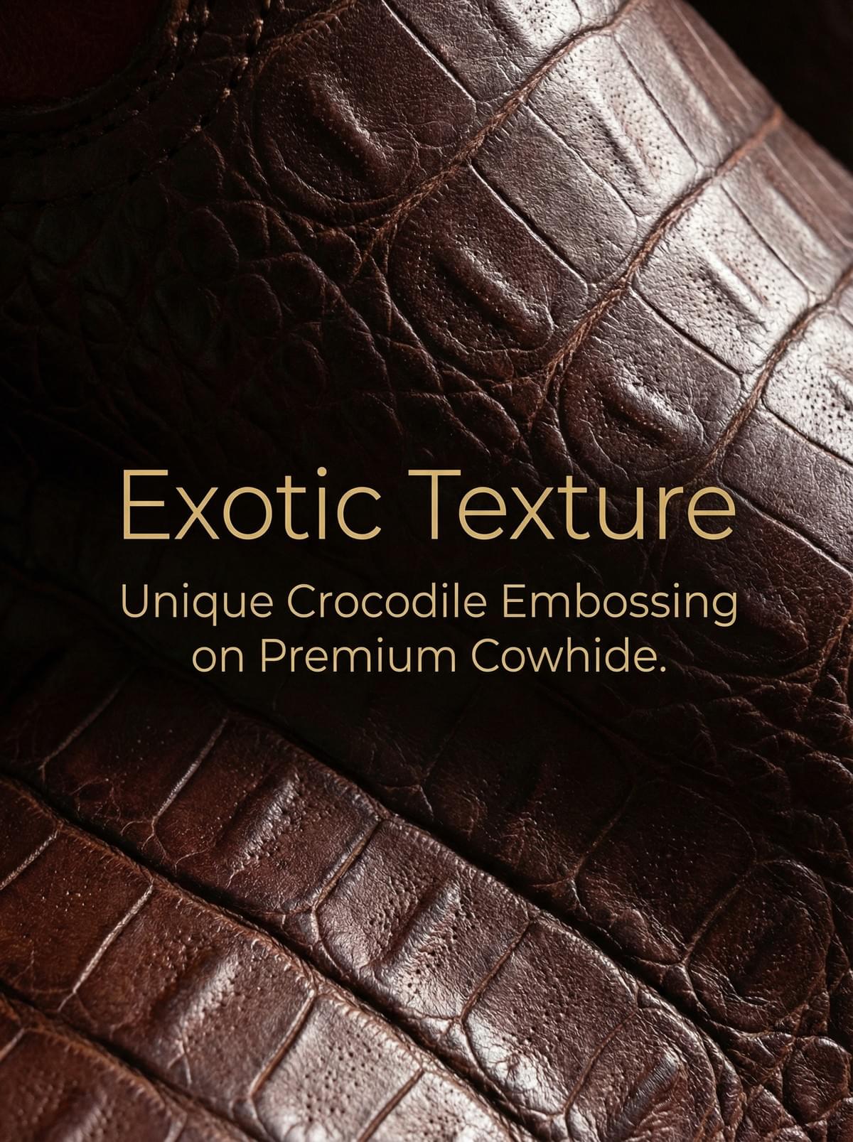 Blackland Croc-Embossed Boots