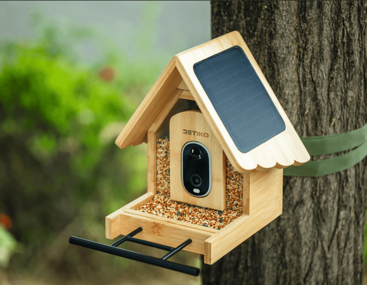 Detiko bird feeder; bamboo bird feeder; Black Friday Gift