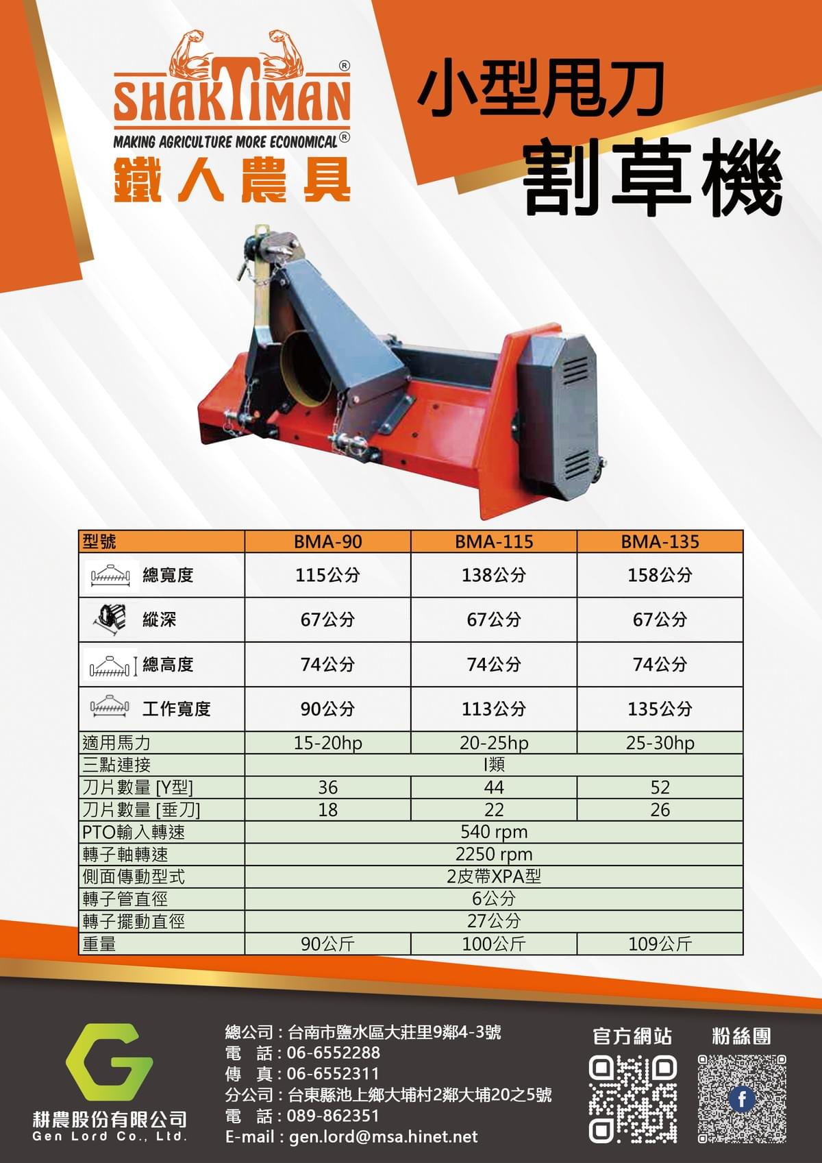小型甩刀割草機