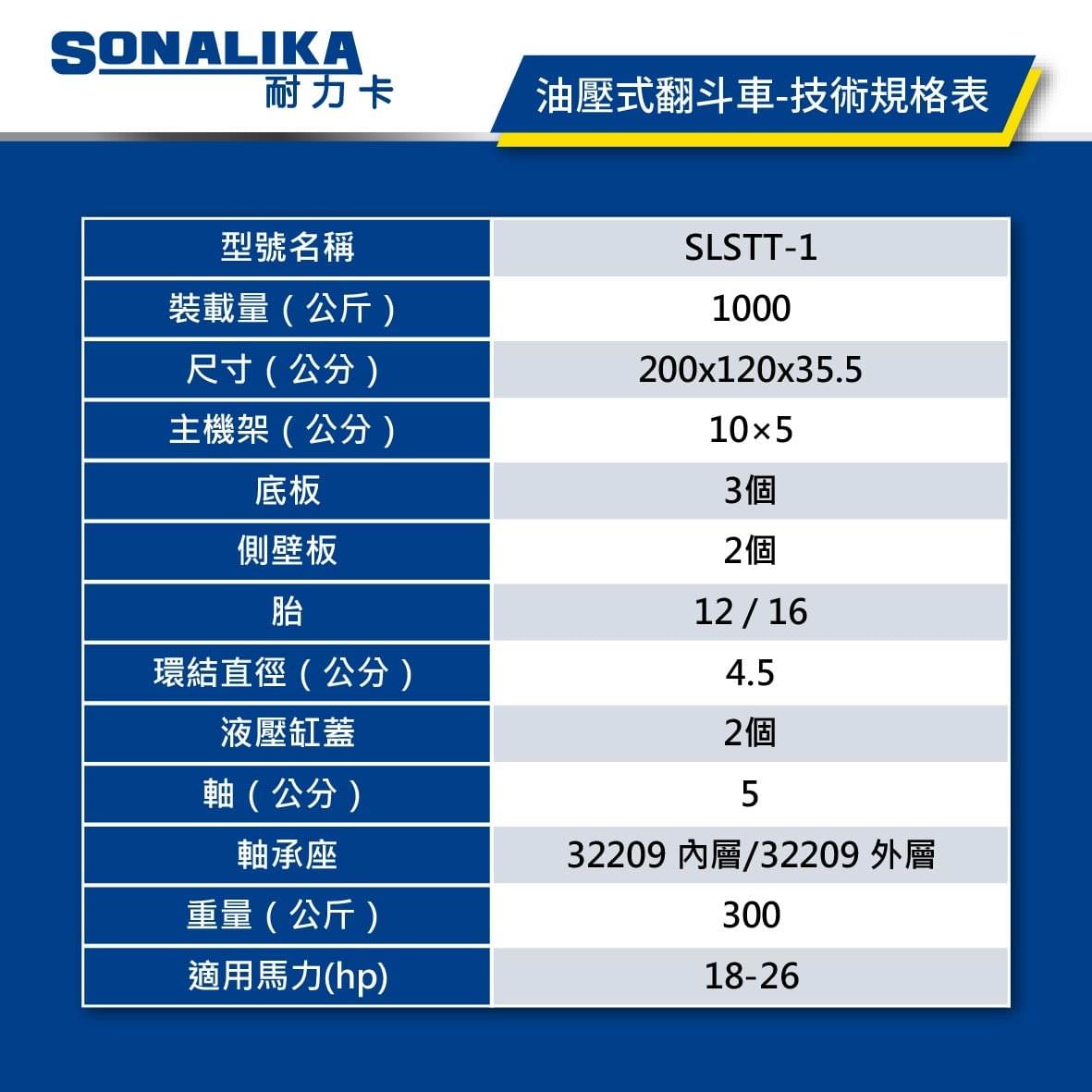 油壓式翻斗車