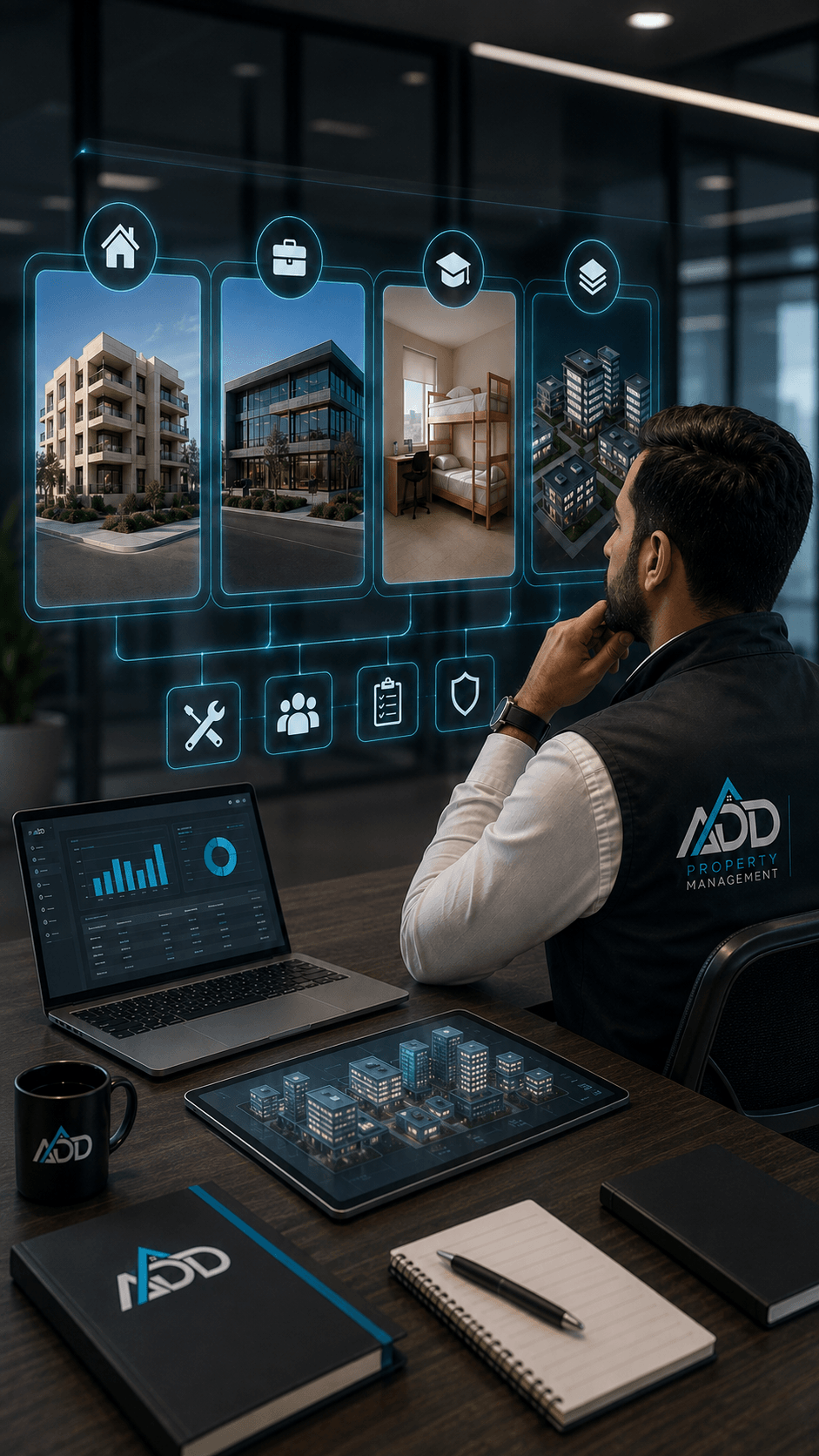 لمبنى السكني عن العقار التجاري أو السكن الطلابي أو المحفظة العقارية