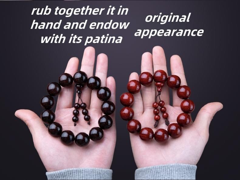 Indian small leaf rosewood bracelet