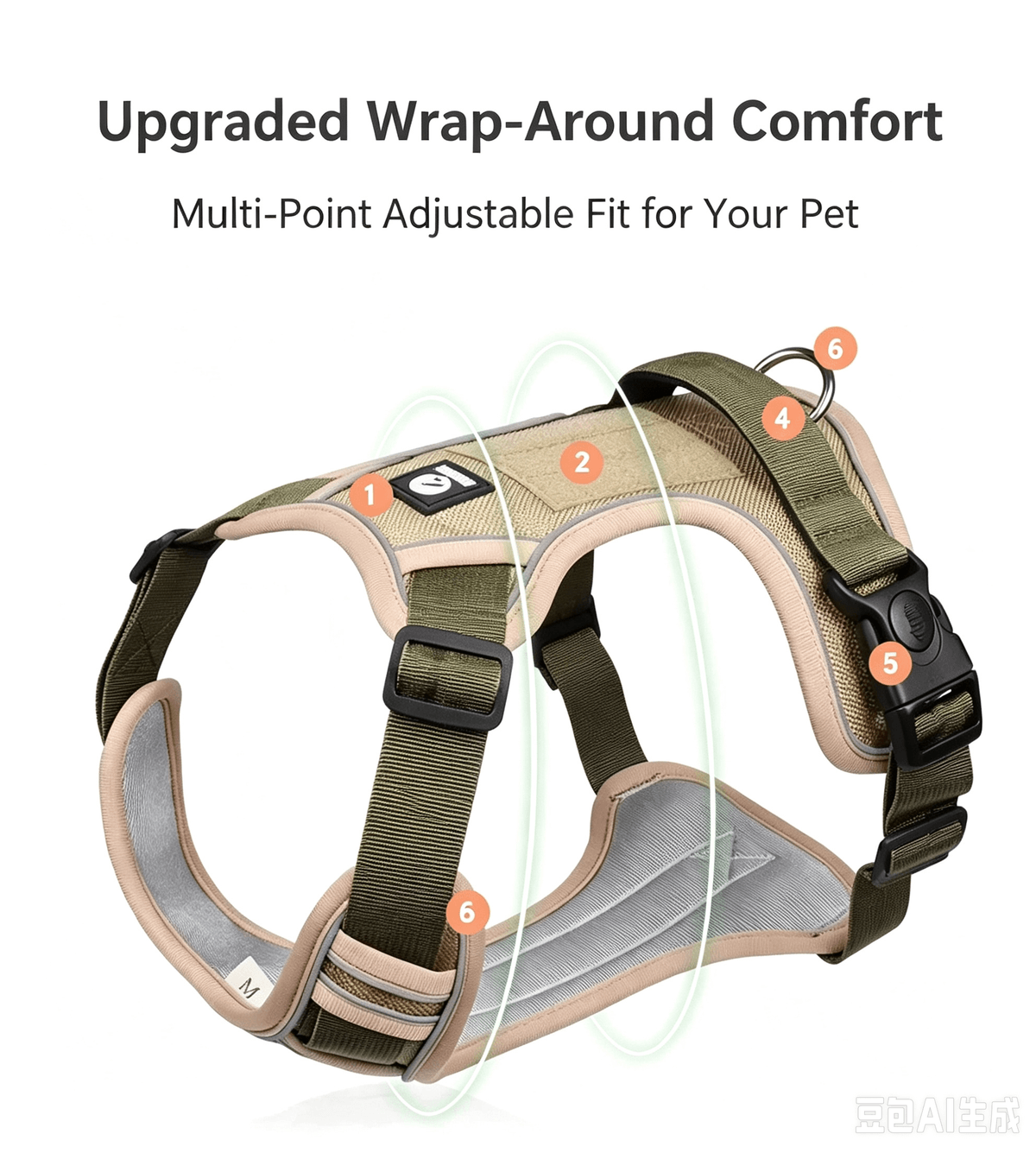 Dog Leash & Harness Set