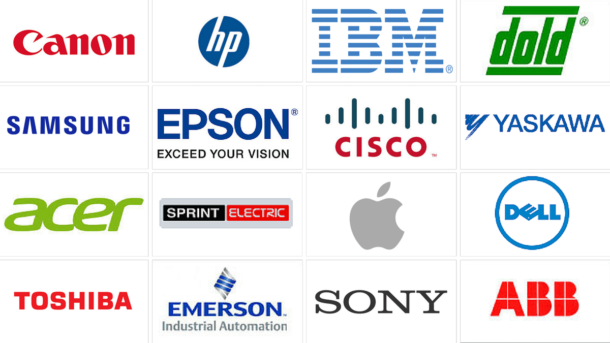 MANUFACTURERS WE SUPPORT