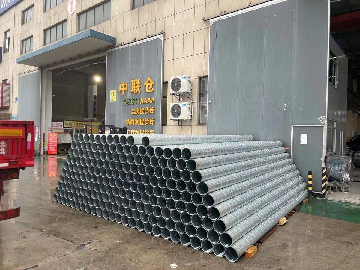镀锌材料-螺旋风管