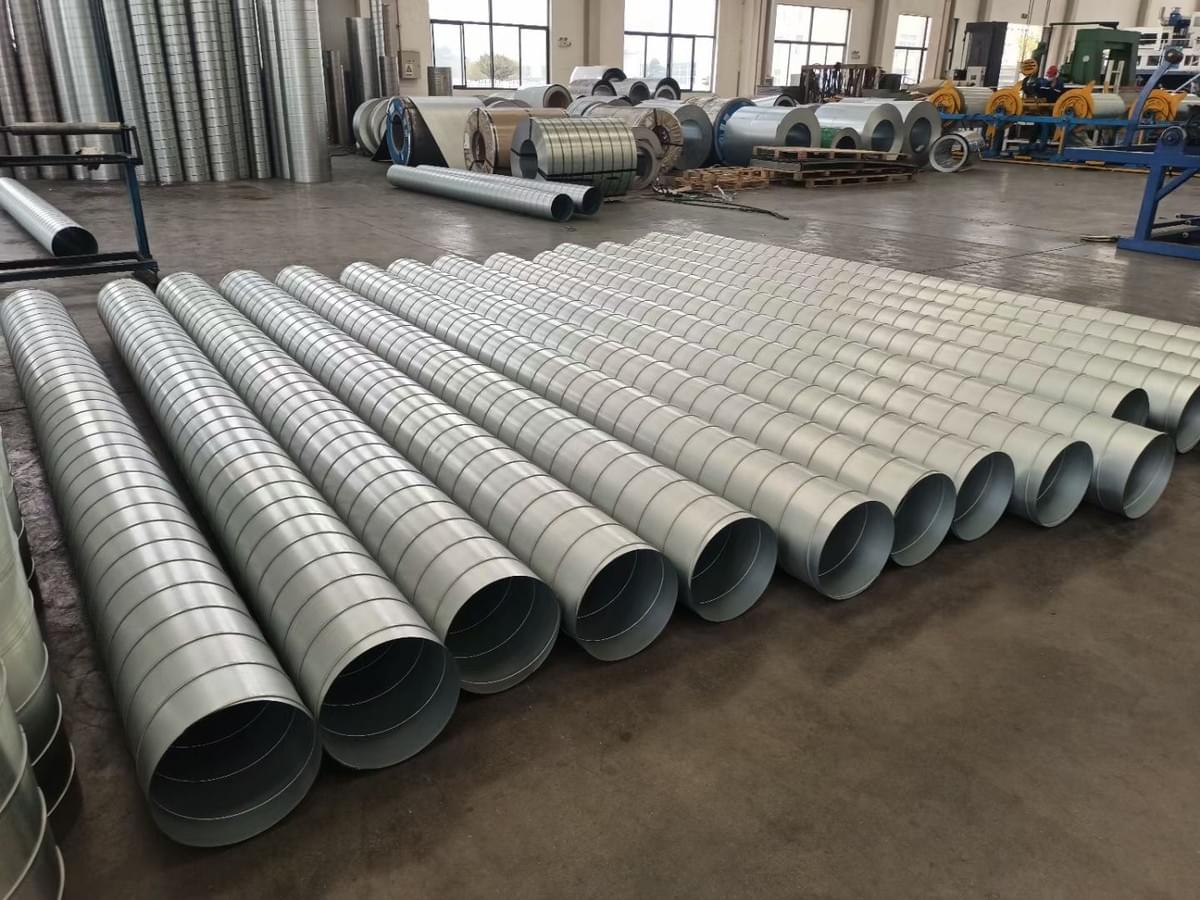 镀锌材料-螺旋风管