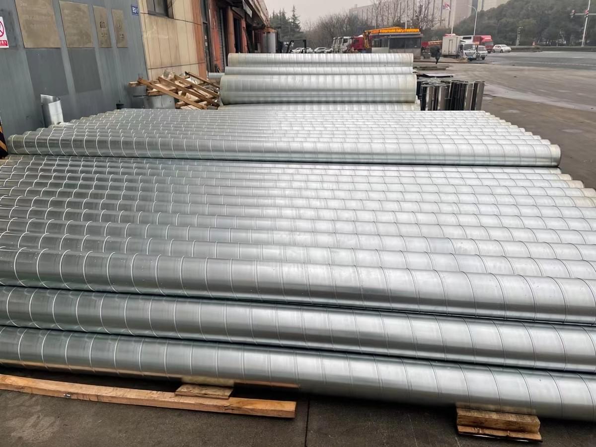 镀锌材料-螺旋风管