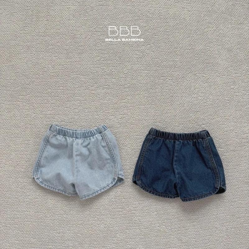韓國-BELLA BAMBINA 牛仔短褲