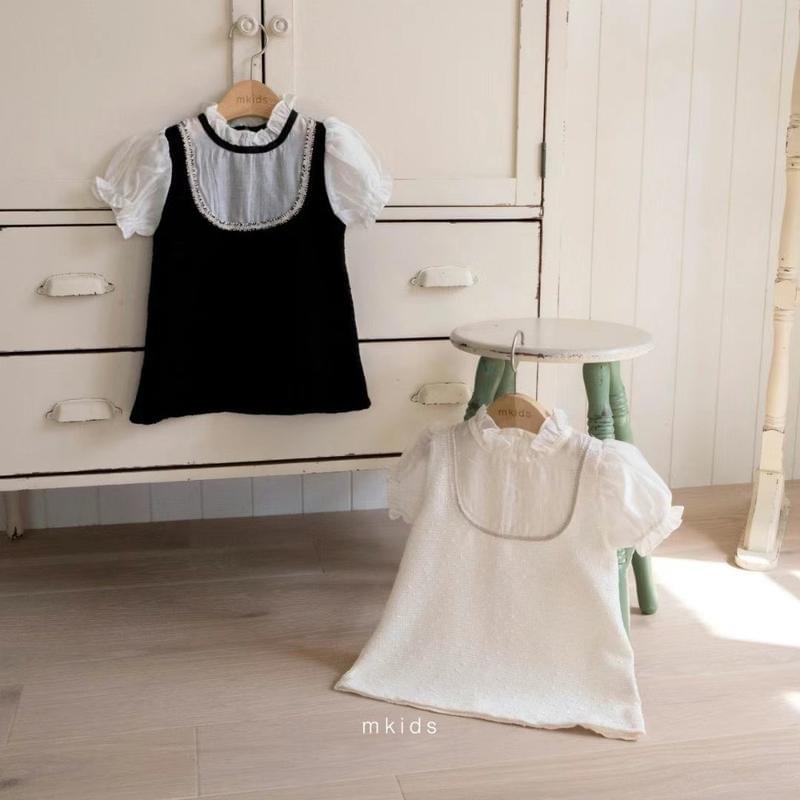 韓國-MKIDS 黑色公主洋裝