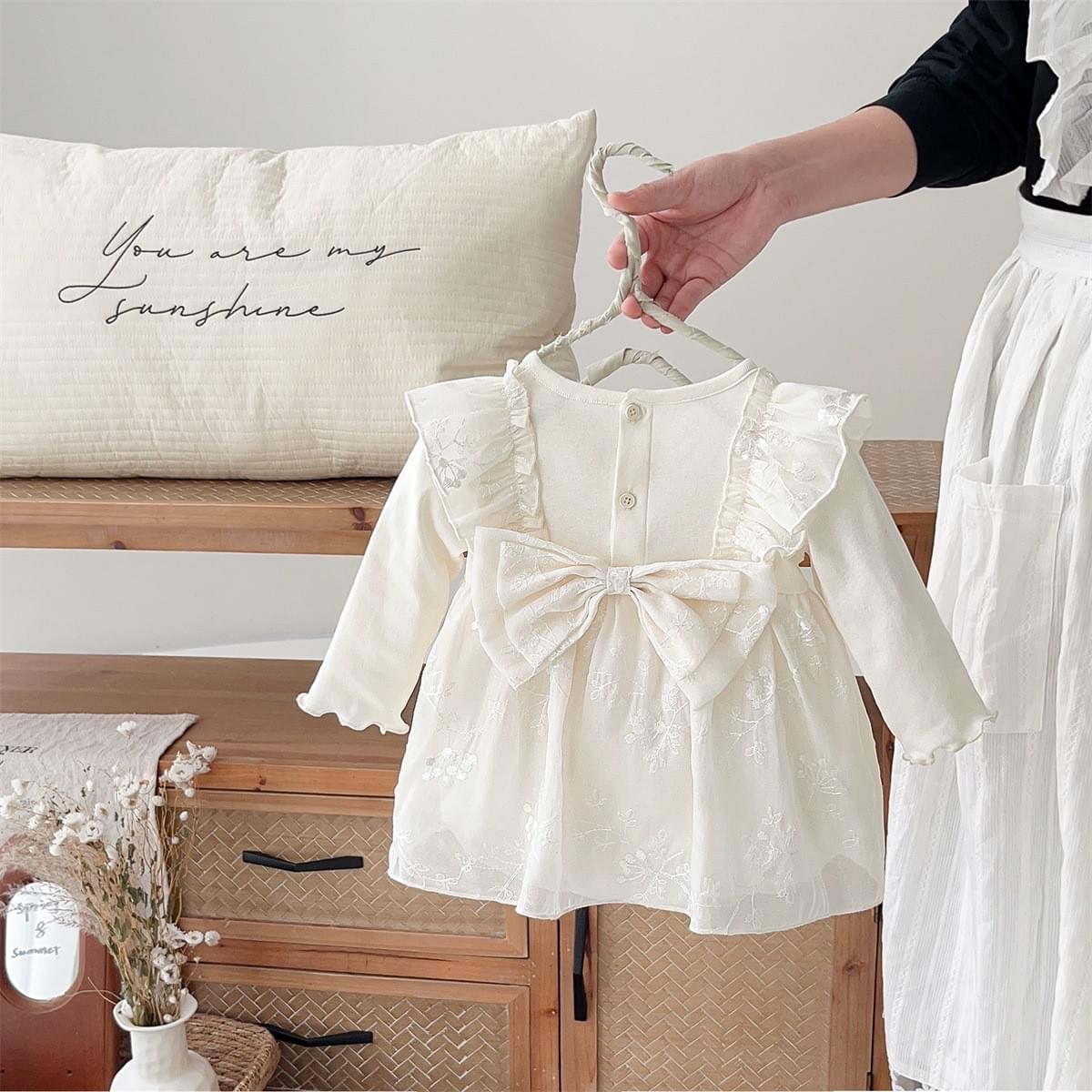 甜美蝴蝶結包屁