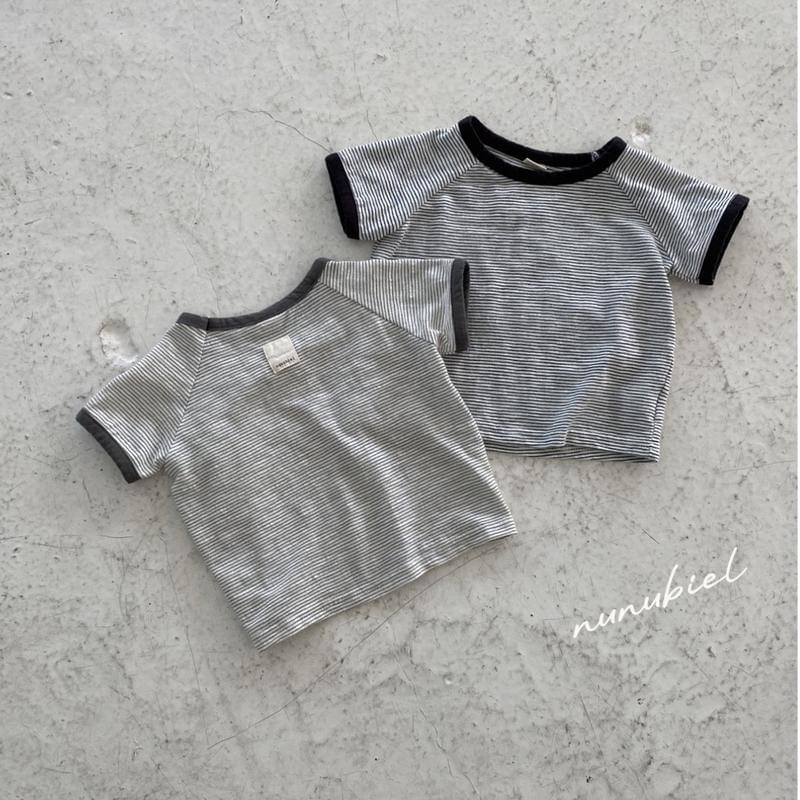 韓國-nunu biel 寶寶橫條上衣
