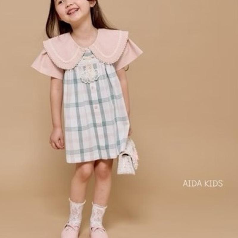 韓國-AIDA綠色連身裙