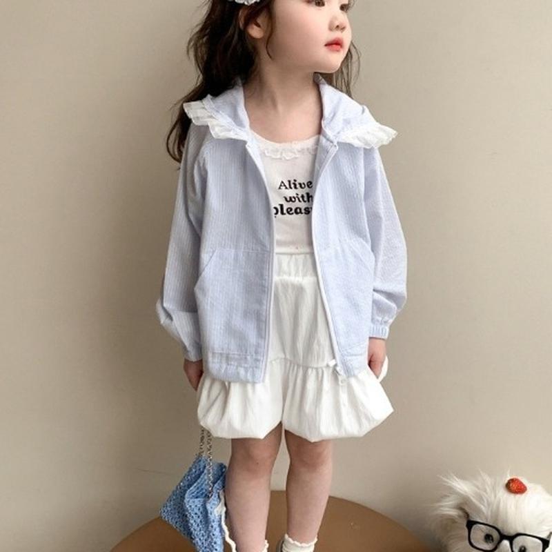 薄紗荷葉邊外套