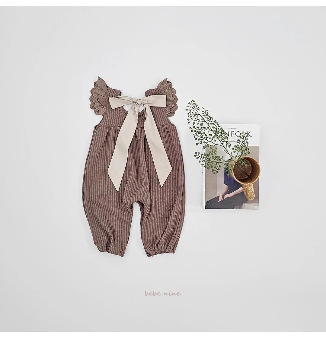 【預購】小飛袖連身褲