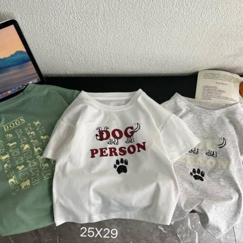 字母DOG涼感棉上衣