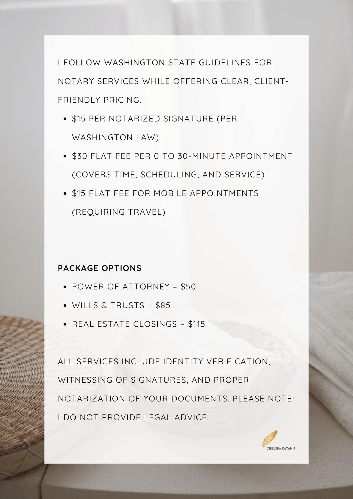 Providing reliable and professional notary services for power of attorney, wills, trusts, and real estate documents. Expert Notary Services You Can Trust Reliable notary services specializing in power of attorney, wills & trusts, and real estate documents — with flexible scheduling and both in-person or electronic options.