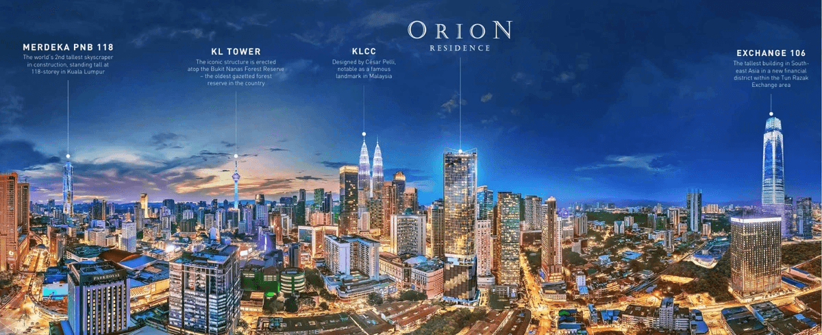 OUR VISIONExperience luxury living with stunning views of the iconic KLCC at Orion Residence Kuala Lumpur.
