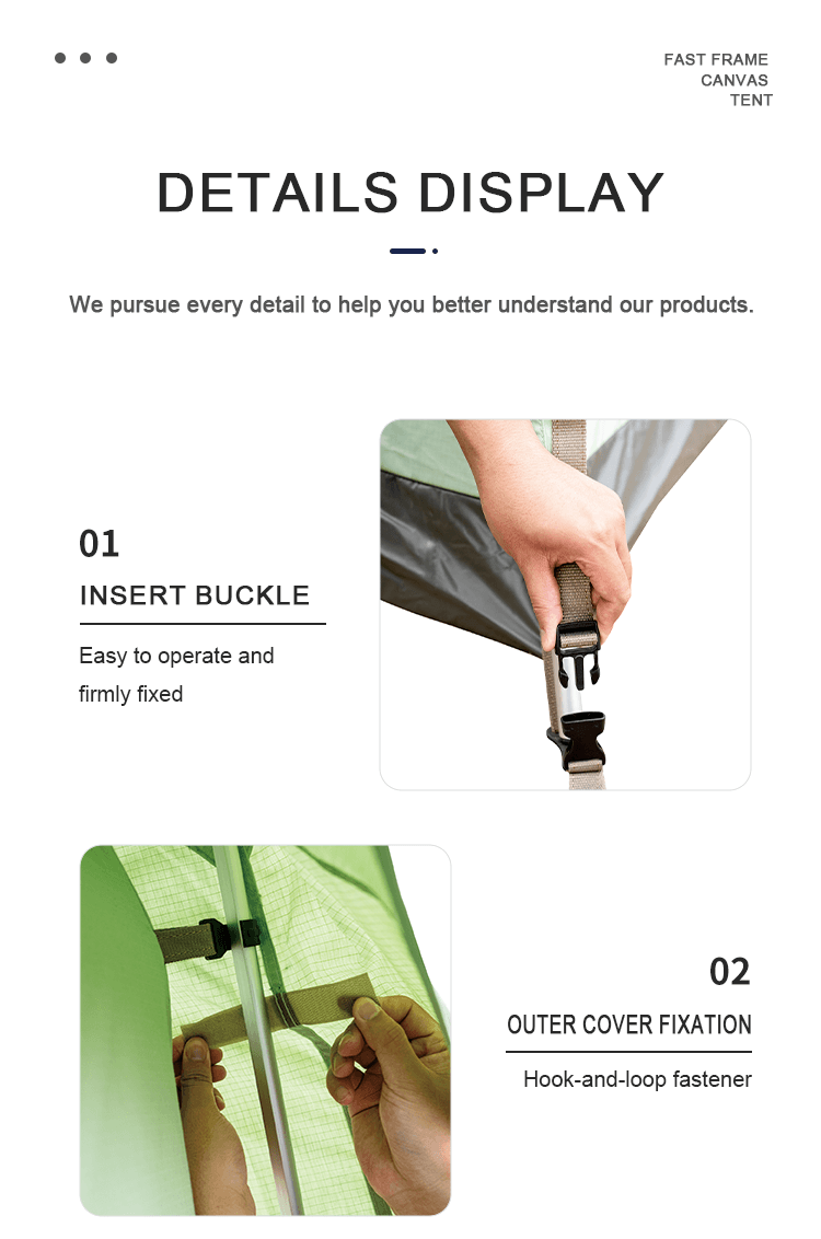 Fast Frame Canvas Tent