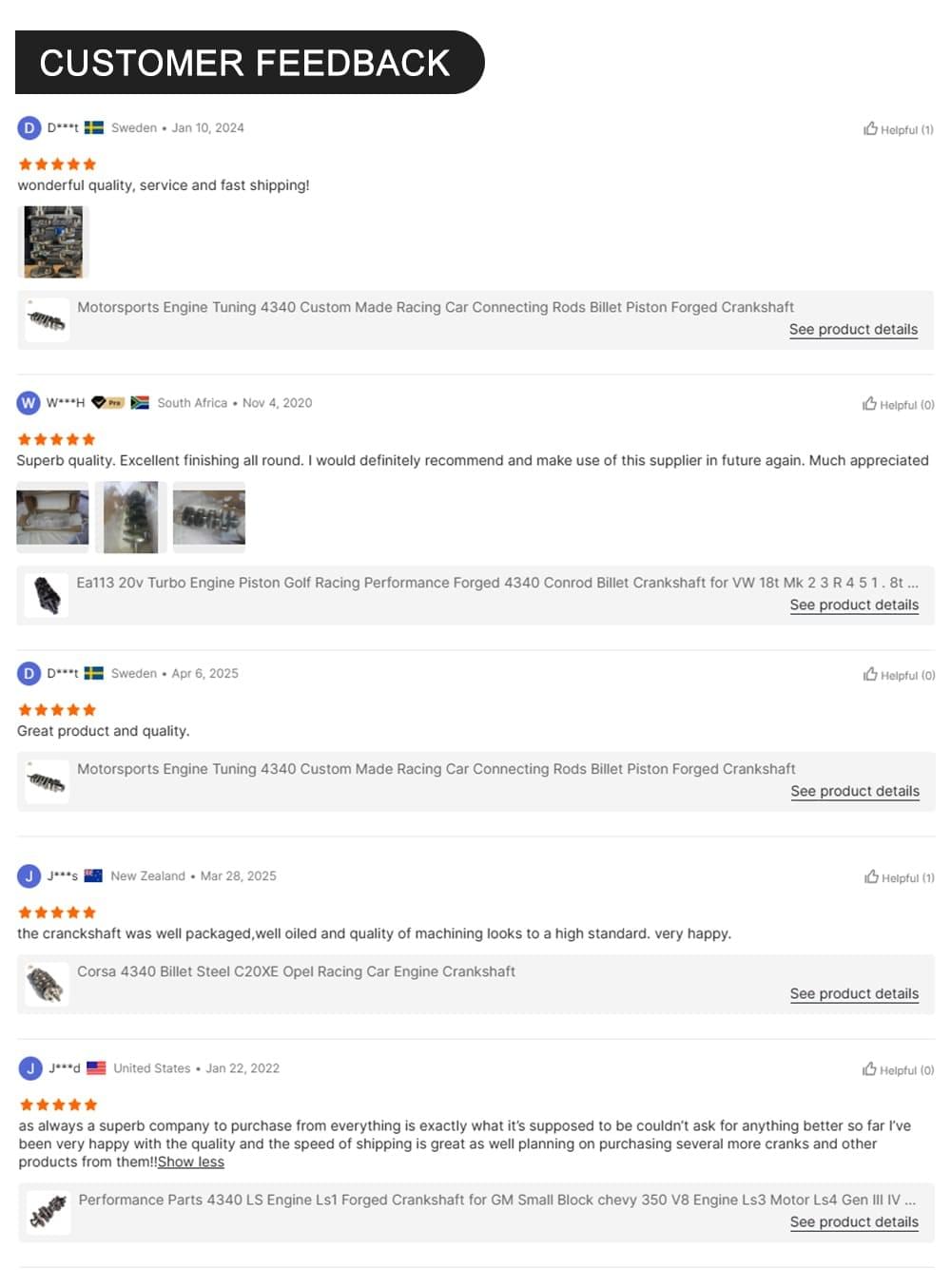 Explore our cutting-edge crankshaft solutions designed for racing excellence. Precision Engineering for High-Performance Racing The 4340 steel forged Custom crankshafts factory and billet crankshafts manufacturer supplying to 140 countries customers'racing cars engines.