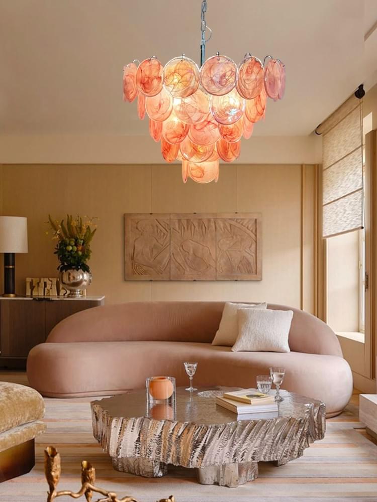 modern handmade multi layer wall light for bedroom