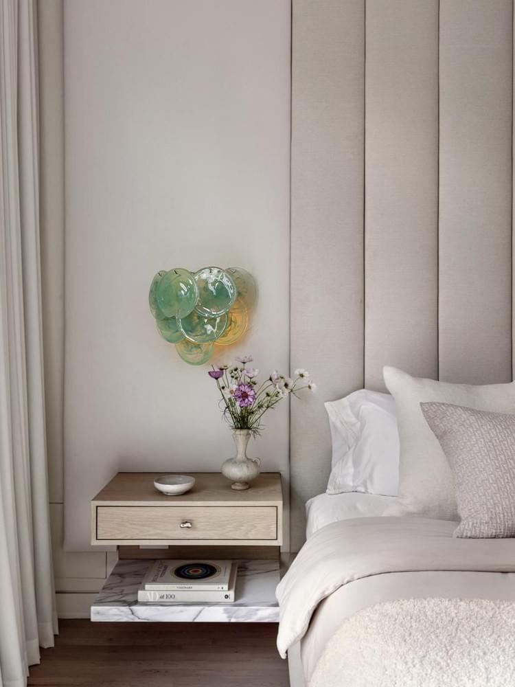 modern handmade multi layer wall light for bedroom