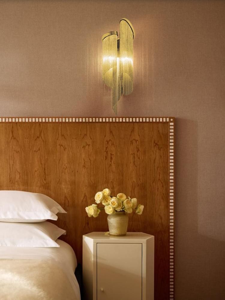 Modern Aluminum Chain Tassel Pendant 23