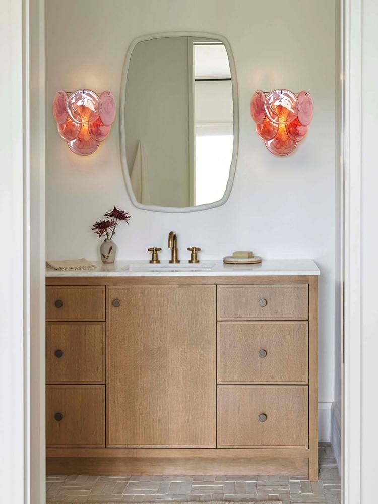 modern handmade multi layer wall light for bedroom