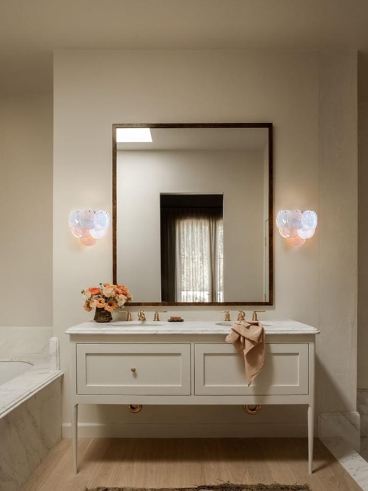 modern handmade multi layer wall light for bedroom